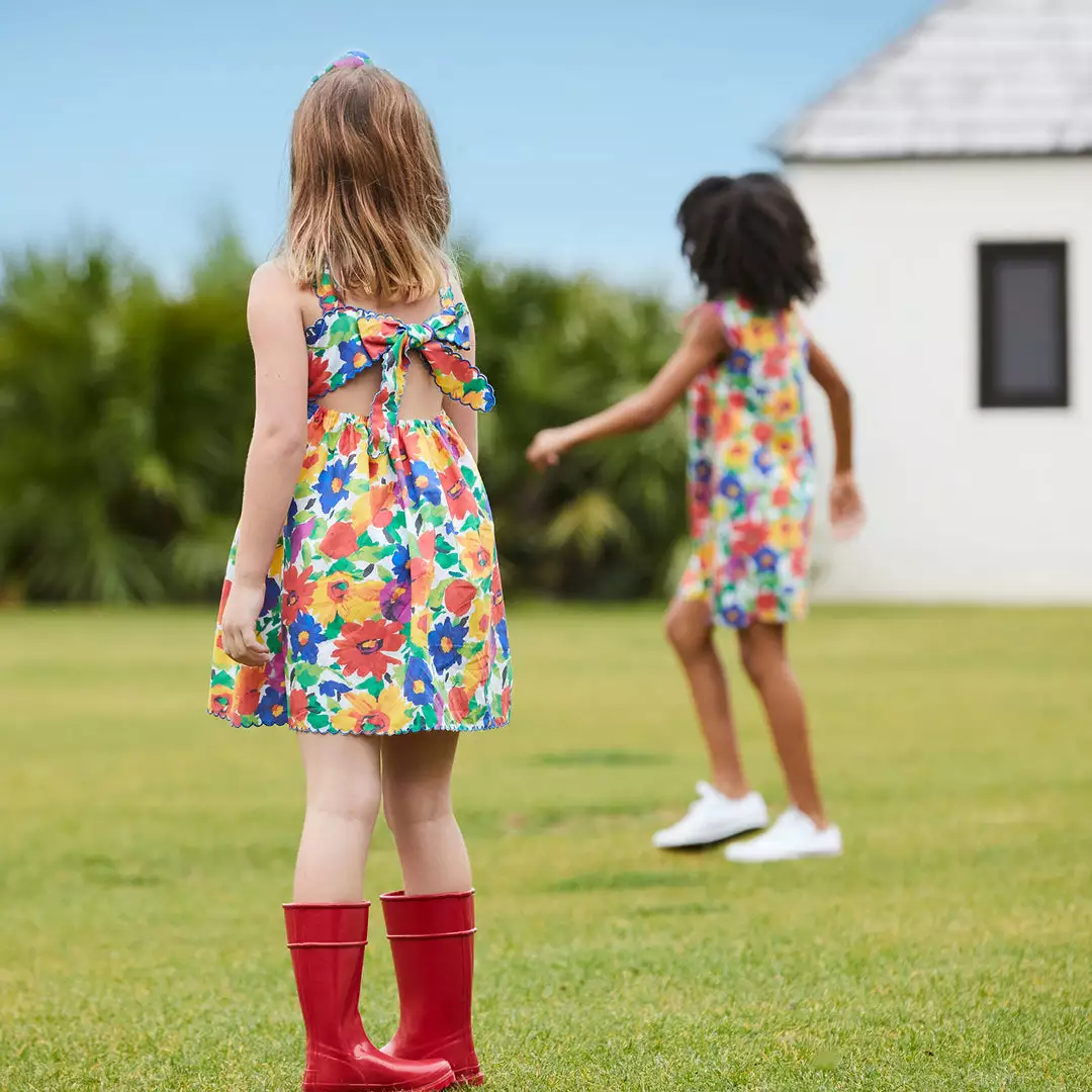 Bella Bliss X FV Scalloped Open Back Dress Floral Explosion 4 Bella Bliss X FV Scalloped Open Back Dress Floral Explosion