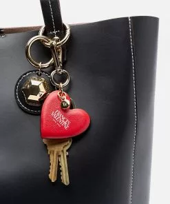 Frances Valentine Heart Keychain Red