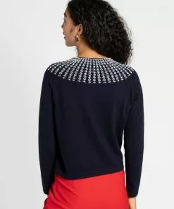 Frances Valentine RBG Beaded Cardigan Navy APPAREL 9 Frances Valentine RBG Beaded Cardigan Navy APPAREL
