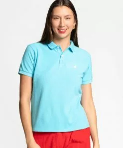 Frances Valentine Apparel Scottie Polo Light Blue