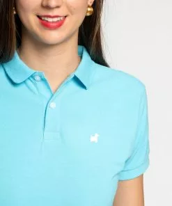 Frances Valentine Apparel Scottie Polo Light Blue