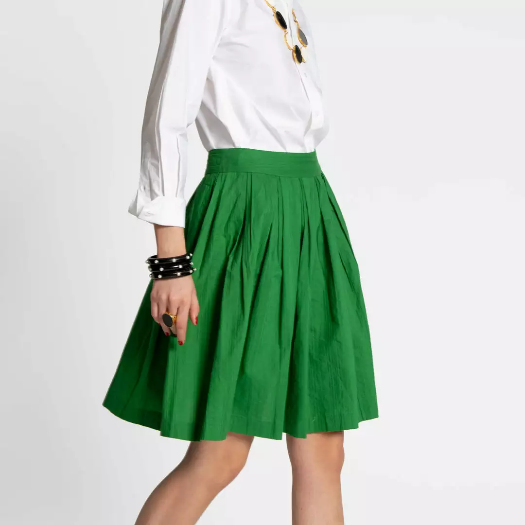 Frances Valentine APPAREL Claire Skirt Green 6 Frances Valentine APPAREL Claire Skirt Green