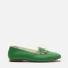 Frances Valentine Suzanne Cozy Loafer Nappa Faux Shearling Green