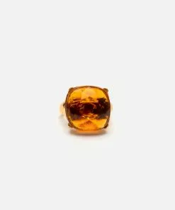 KJL Tangerine Gem Ring JEWELRY