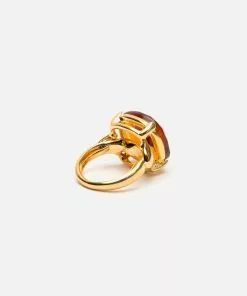 KJL Tangerine Gem Ring JEWELRY