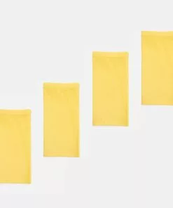 Frances Valentine Home Goods Dinner Napkin Set Yellow