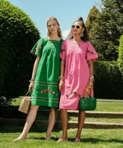 Frances Valentine APPAREL Zebra Picnic Dress Pink