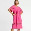 Frances Valentine APPAREL Zebra Picnic Dress Pink