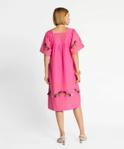 Frances Valentine APPAREL Zebra Picnic Dress Pink