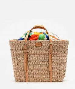 Frances Valentine Zizi Top Tote Natural