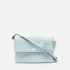 Frances Valentine Ann Crossbody Tumbled Leather Light Blue NEW ARRIVALS