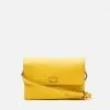 Frances Valentine Ann Crossbody Tumbled Leather Yellow