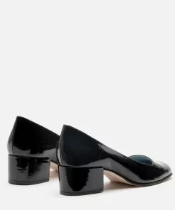 Frances Valentine SHOES Doll Pump Soft Patent Black