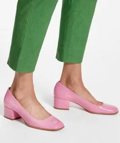 Frances Valentine Shoes Doll Pump Soft Patent Pink