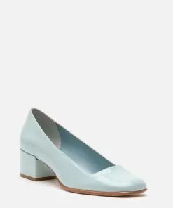 Frances Valentine Doll Pump Soft Patent Light Blue
