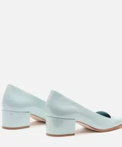 Frances Valentine Doll Pump Soft Patent Light Blue