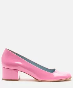 Frances Valentine Shoes Doll Pump Soft Patent Pink