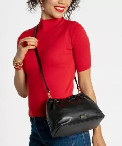 Frances Valentine HANDBAGS Bici Chain Pouch Black