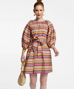 Frances Valentine Bliss Mini Dress Candy Stripe NEW ARRIVALS