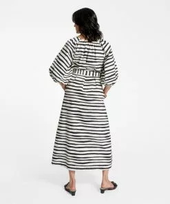 Frances Valentine Bliss Maxi Dress Painterly Stripe FV Essentials