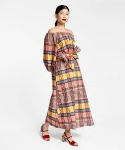 Frances Valentine Bliss Maxi Dress Exploding Madras