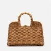 Frances Valentine Handbags Buzzy Basket Wicker Natural