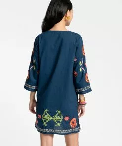 Frances Valentine Capri Tunic Barberton Daisy Navy 11 Frances Valentine Capri Tunic Barberton Daisy Navy