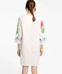 Frances Valentine Capri Tunic Trumpet Floral