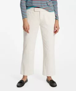Frances Valentine Chloe Corduroy Pant Oyster