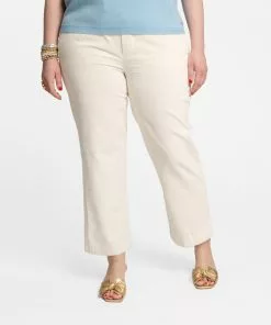 Frances Valentine Chloe Corduroy Pant Oyster