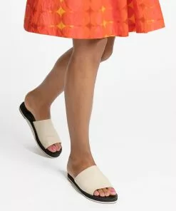 Frances Valentine NEW ARRIVALS Cloud Slide Sandal Oyster Black