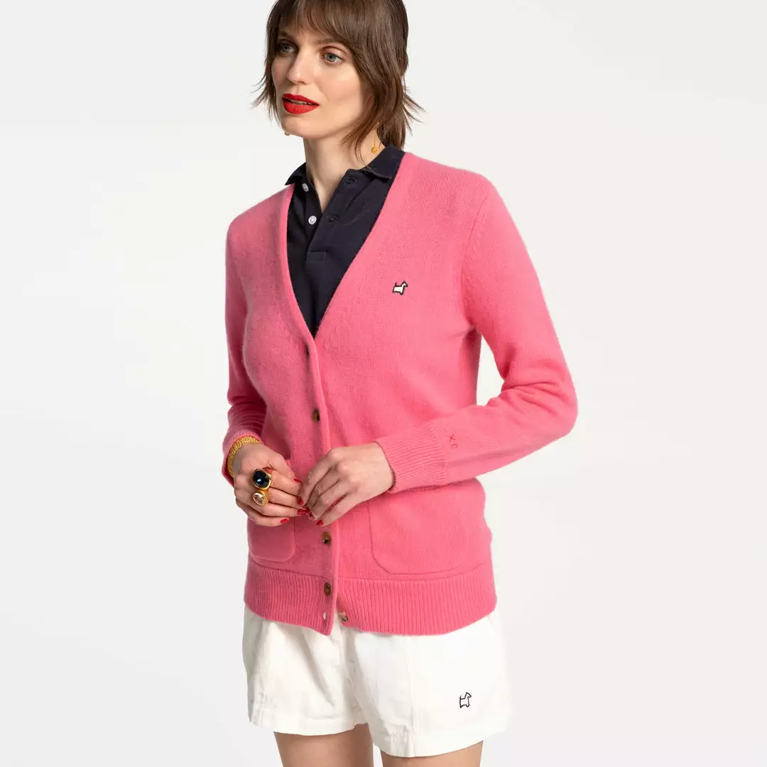 Frances Valentine APPAREL Collegiate Sweater Pink 5 Frances Valentine APPAREL Collegiate Sweater Pink