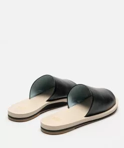 Frances Valentine Cloud Slide Sandal Black Oyster NEW ARRIVALS
