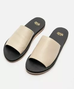 Frances Valentine NEW ARRIVALS Cloud Slide Sandal Oyster Black
