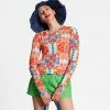 APPAREL Cover Swim X FV Scallop Cut Swim Shirt Bright Floral