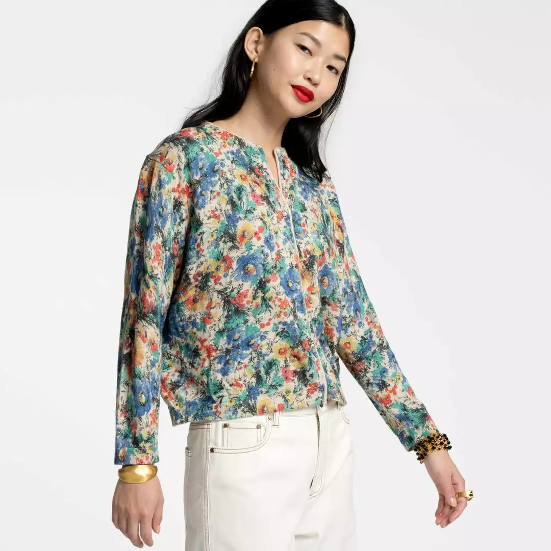 Frances Valentine Darling Cardigan Wild Bergamot 4 Frances Valentine Darling Cardigan Wild Bergamot