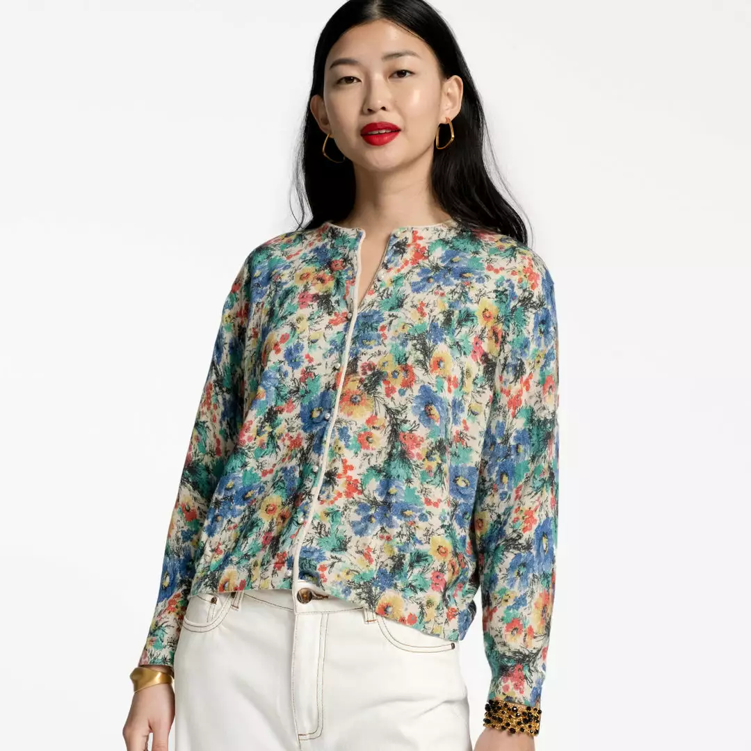 Frances Valentine Darling Cardigan Wild Bergamot 3 Frances Valentine Darling Cardigan Wild Bergamot