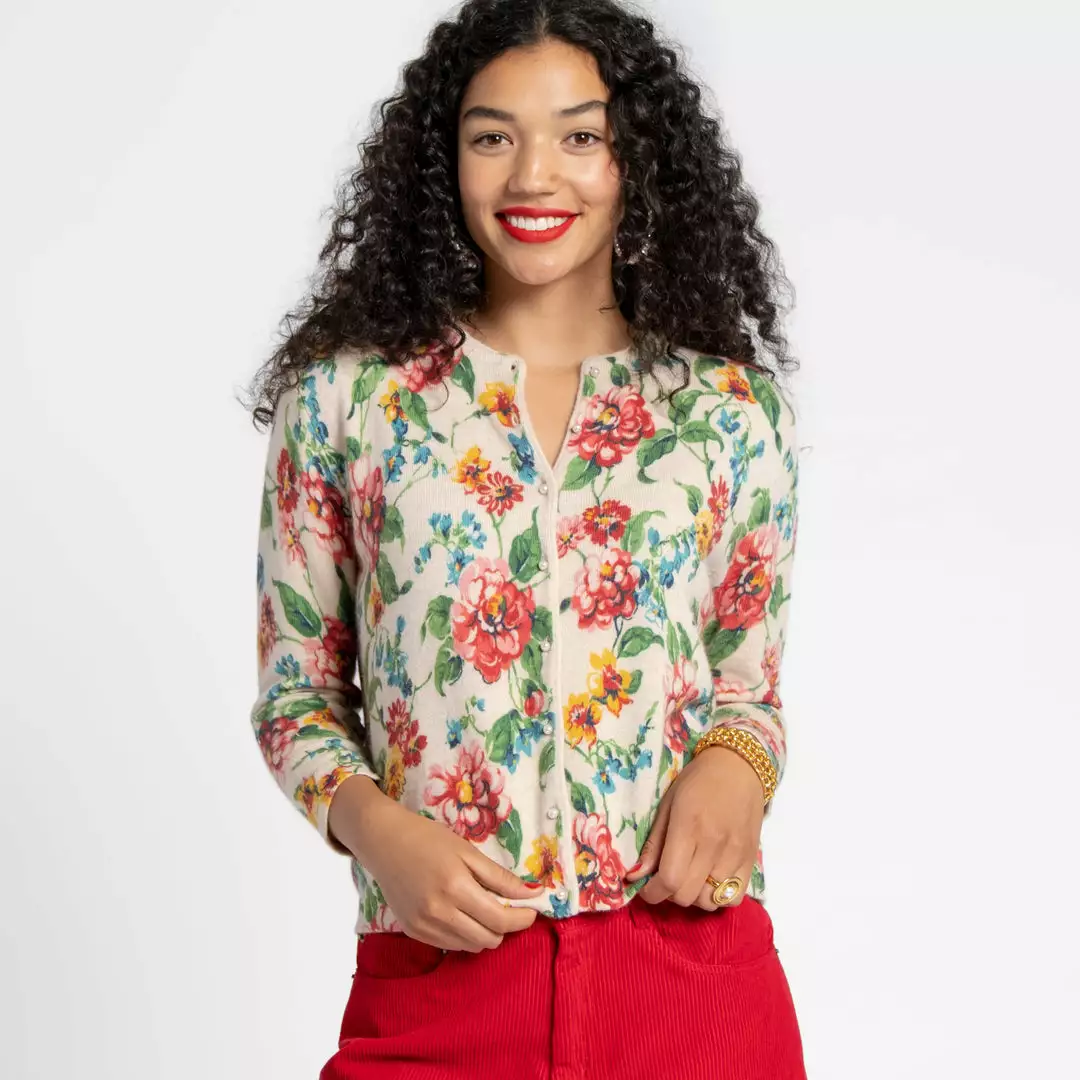 Frances Valentine Top Rated Darling Cardigan Double Knock Rose 3 Frances Valentine Top Rated Darling Cardigan Double Knock Rose