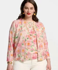 Frances Valentine APPAREL Darling Cardigan Poppy