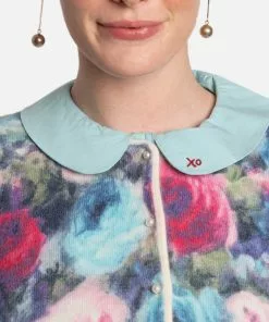 Frances Valentine Lou Peter Pan Collar Dickey Sky APPAREL