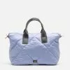 Frances Valentine HANDBAGS Elliot Tote Quilted Nylon Light Blue