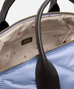 Frances Valentine HANDBAGS Elliot Tote Quilted Nylon Light Blue