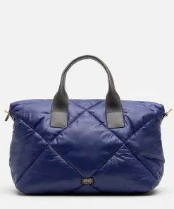 Frances Valentine HANDBAGS Elliot Tote Quilted Nylon Navy