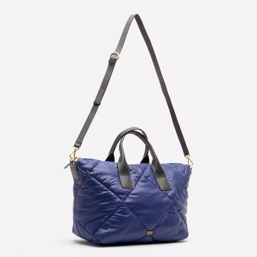 Frances Valentine HANDBAGS Elliot Tote Quilted Nylon Navy 5 Frances Valentine HANDBAGS Elliot Tote Quilted Nylon Navy