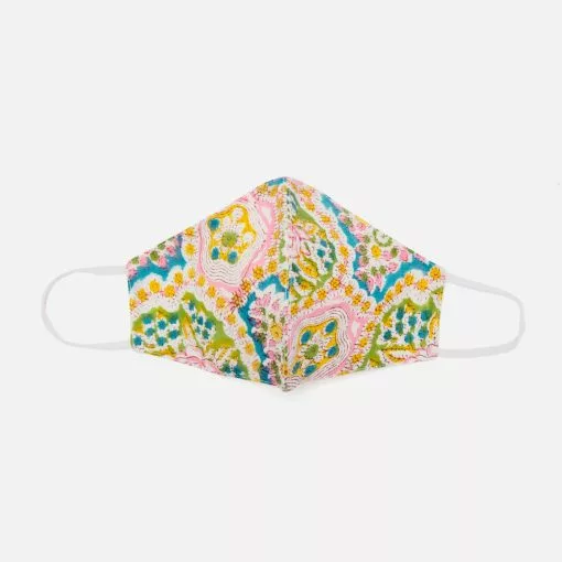 Frances Valentine Flat Mask Garden Print SALE 1 Frances Valentine Flat Mask Garden Print SALE