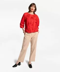 Frances Valentine Chloe Khaki Pant APPAREL