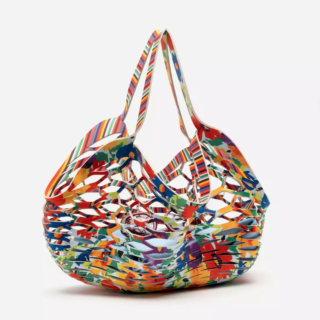 SeaStar Sea Star Fisherman Tote Floral Explosion 5 SeaStar Sea Star Fisherman Tote Floral Explosion