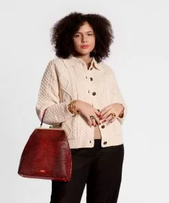 Frances Valentine Wool Fisherman Sweater