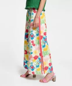 Frances Valentine APPAREL Palazzo Pant Hibiscus