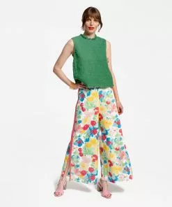 Frances Valentine APPAREL Palazzo Pant Hibiscus
